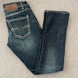 Mens buckle jeans